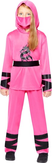 Riethmüller Rosa Ninja Barn Kostyme X-Large 9918147