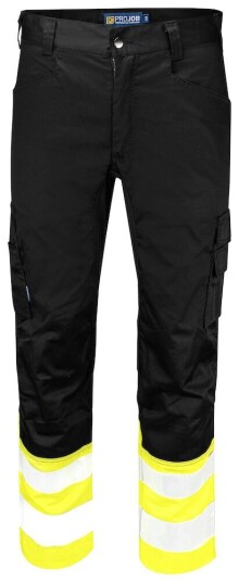 ProJob 6537 Servicebukse Stretch Black/Yellow C46/146 ProJob 6537 Servicebukse Stretch Black/Yellow C46/146