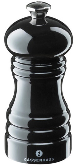 Zassenhaus Berlin Pepperkvern 12 cm Svart Blank