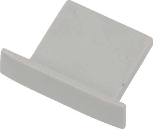 Ansell Lighting endestykke uten hull 15x20 mm aluminium