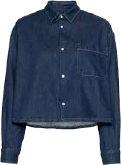 A.P.C. Overshirt Samantha Brodee Blue 38