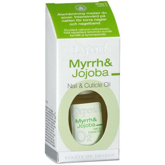 Depend O2 Nail Care Myrra & Jojoba Nail & Cuticle Oil 11 ml Depend O2 Nail Care Myrra & Jojoba Nail & Cuticle Oil 11 ml