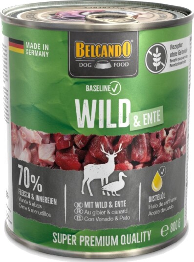 Belcando Baseline Våtfôr Vilt & And 24 X 800 G