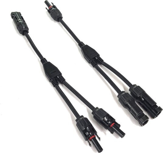 EcoFlow MC4 Parallellkabel for Solpanel 30 cm Svart EcoFlow MC4 Parallellkabel for Solpanel 30 cm Svart