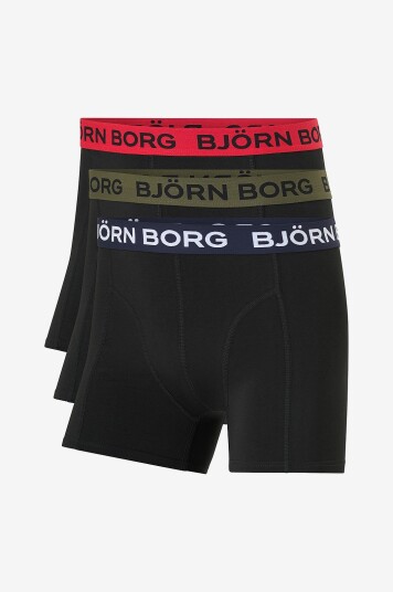 Björn Borg Boksershorts Cotton Stretch Boxer 3 pakning