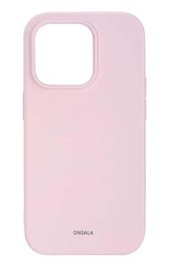 Onsala Silikondeksel til iPhone 14 Pro Chalk Pink - Slitesterk og Beskyttende