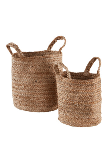 Jotex CLAIR oppbevaringskurv 2-pk Natur 1687322-02-0 1507432-01-0 Jotex CLAIR oppbevaringskurv 2-pk Natur 1687322-02-0 1507432-01-0