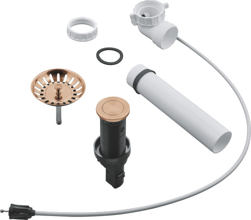 GROHE Avløpssett 1 1/4 med børstet varm solnedgang copper
