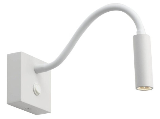 Antidark Flex vegglampe 3W 2700K - Hvit