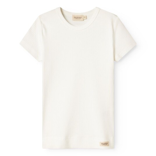 MarMar Modal Gentle White Plain T-shirt 6 år/116