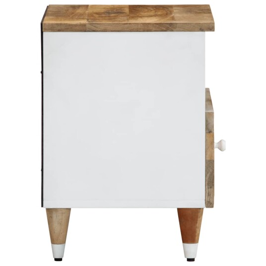 Nattbord 2 stk 40x33x46 cm heltre mango 8721158496706