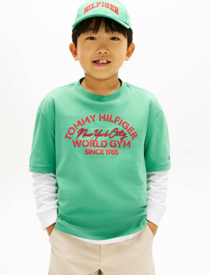 Tommy Hilfiger Tommy Hilfiger Nyc T Shirt Green 164 Tommy Hilfiger Tommy Hilfiger Nyc T Shirt Green 164
