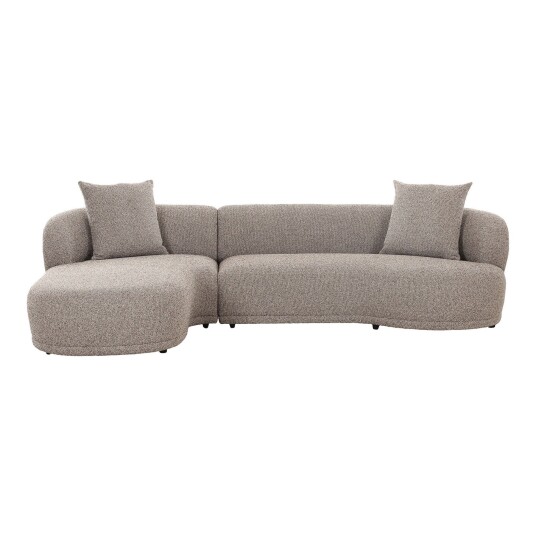 Kingston sofa med 2 puter høyrevendt brun. Kingston sofa med 2 puter høyrevendt brun.
