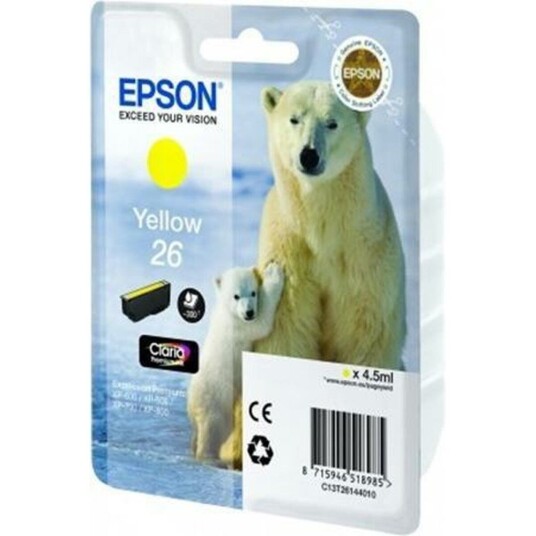 Epson Originale Blekkpatroner Epson 26 Gul