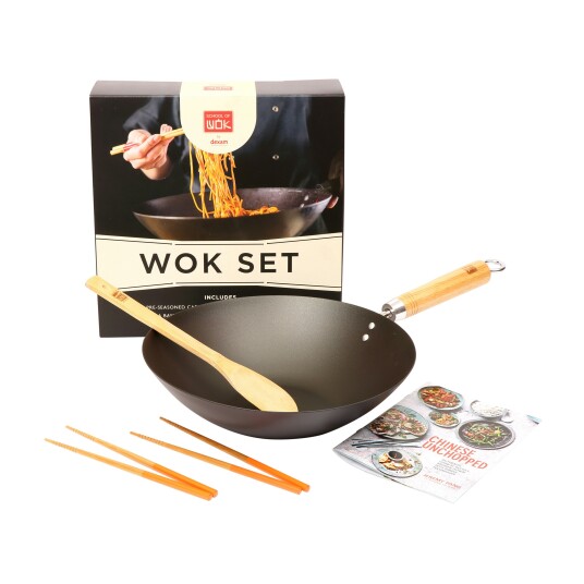 Dexam School of Wok Wok Sett 4 Deler Dexam School of Wok Wok Sett 4 Deler