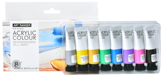 Art Ranger Akrylmaling Metallic 8x22ml