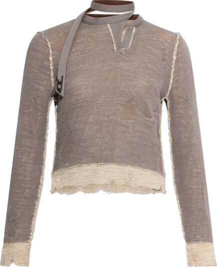 Diesel Dame Strikkevarer Beige M,