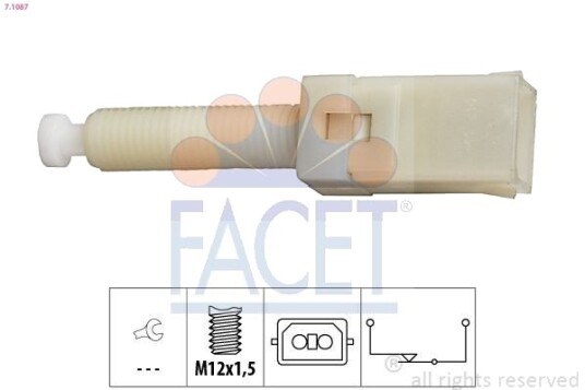 Bremselysbryter FACET 7.1087