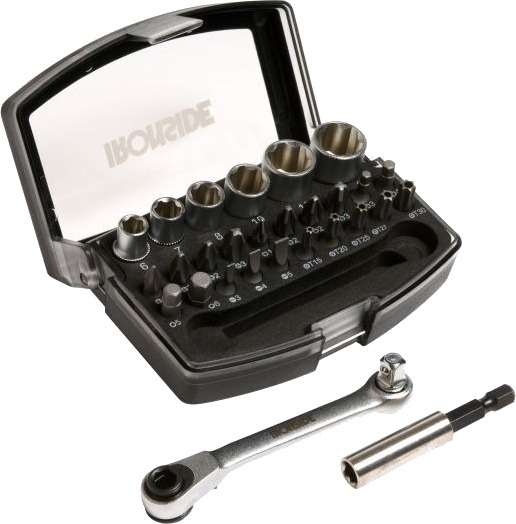 Ironside 244001 Bitssett 29 deler, med bitsskralle