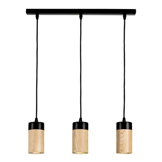 Envostar - Plain 3 Pendel Black/Wood