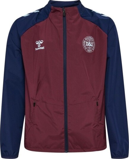 Danmark Treningsjakke 26 Pro   Bordeaux/peacoat Barn   Hummel størrelse 140 cm