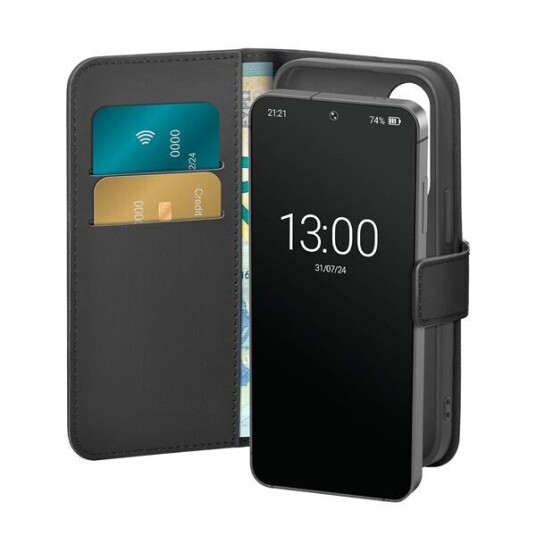 Puro Lommebok-etui for Samsung Galaxy S25+ med 2 kortspor Svart