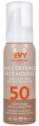 EVY Daily Defense Mousse SPF 50 - Solkrem til Ansikt 75 ml EVY Daily Defense Mousse SPF 50 - Solkrem til Ansikt 75 ml