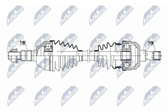 Nty Drivaksel NTY NPW PL 164