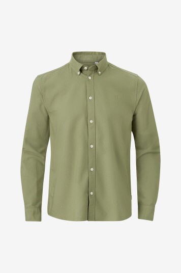 Les Deux - Skjorte Kristian Oxford Shirt - Grønn