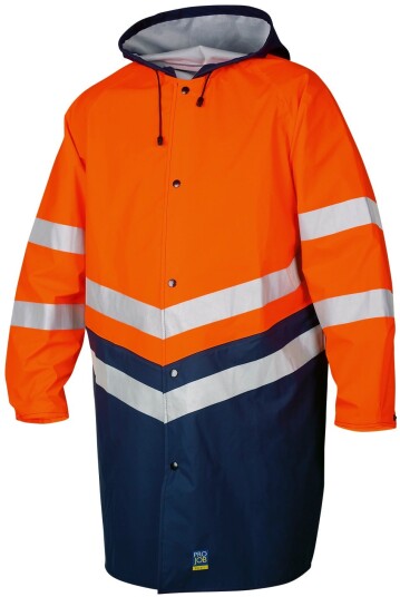 ProJob 6403 Regnjakke En Iso 20471 Kl 3 Orange/Navy 4XL