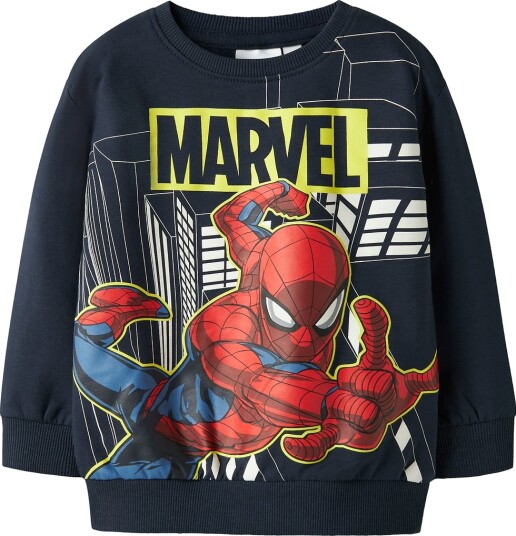 Name It Nmmdion Spider Nreg Sweat Unb Noos Mar Navy 92