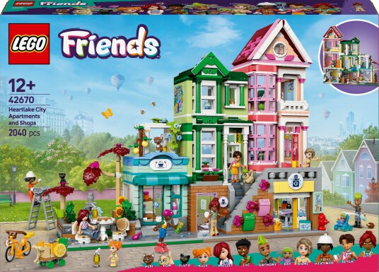 LEGO Friends 42670 Leiligheter og butikker i Heartlake City