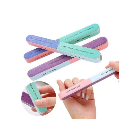 Neglefil med 7 slipeflater