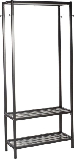 Klesstativ STRAIGHT 85x32xH180 svart / krom -