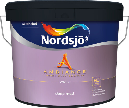 NORDSJØ AMBIANCE DEEP MATT VEGGMALING BC 2,325L NORDSJØ AMBIANCE DEEP MATT VEGGMALING BC 2,325L