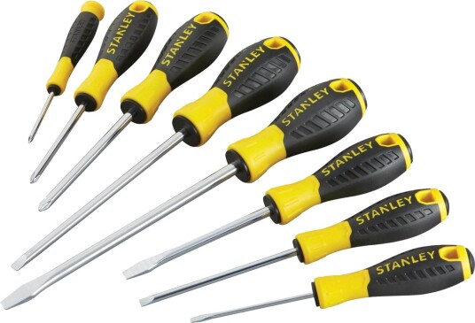 Stanley Tools Skrutrekkersett Essential STHT0-60210 8 Deler Stanley Tools Skrutrekkersett Essential STHT0-60210 8 Deler