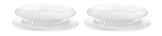 Lékué  Stretch top 8,5 cm hvit 2 stk