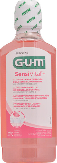 Sunstar GUM Sensivital Fluor Munnskyll 500 ml Sunstar GUM Sensivital Fluor Munnskyll 500 ml