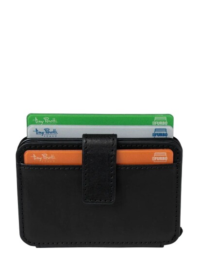 Tony Perotti Furbo Evo Large With Banknote And Coin Compartment Black ONE SIZE Tony Perotti Furbo Evo Large With Banknote And Coin Compartment Black ONE SIZE