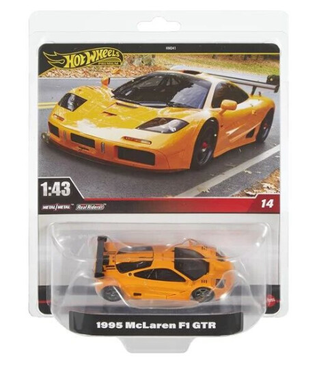 Hot Wheels Premium 1:43 1995 McLaren F1 GTR Vehicle