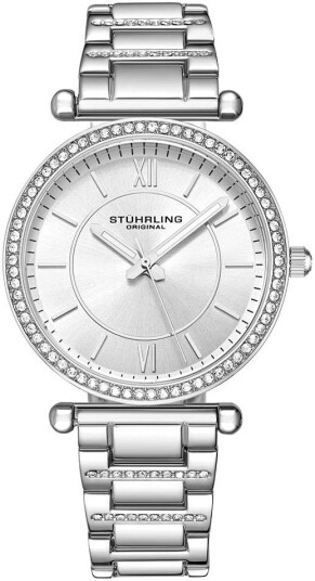Stührling Original Dameklokke 3905.1 Symphony Sølvfarget/Stål Ø36