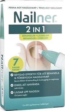 Nailner 2-I-1 Pen Mot Neglesopp Nailner 2-I-1 Pen Mot Neglesopp