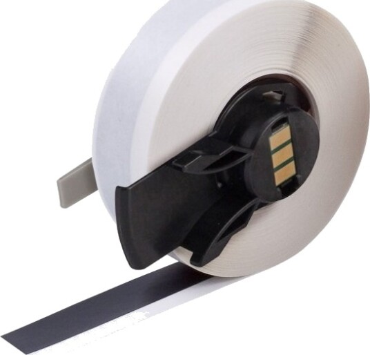 Brady M6c 500 439 Bk Sort Selvklebende Skriveretikett Kontinuerlig Etikett Rull Vinyl Trermisk Overføring