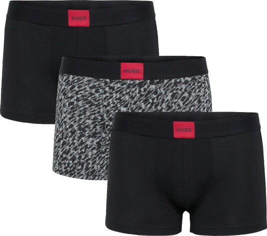 HUGO Trunk Trp Galaxy Des   CHARCOAL   S
