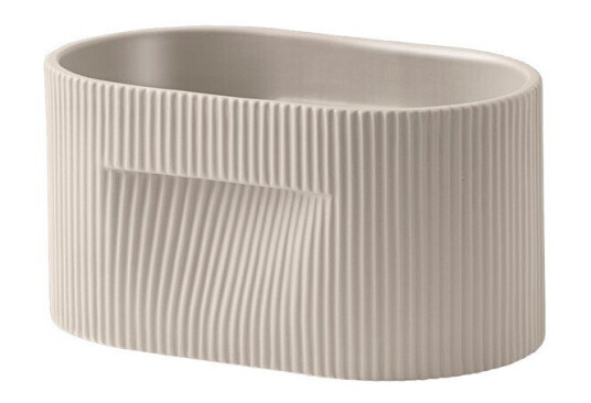 Muuto - Ridge Planter H13 Beige - Lampemesteren Muuto - Ridge Planter H13 Beige - Lampemesteren