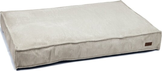 Designed By Lotte Hvilepute Ribbet Lysegrå Ca. L 120 X B 80 X H 15 cm Designed By Lotte Hvilepute Ribbet Lysegrå Ca. L 120 X B 80 X H 15 cm