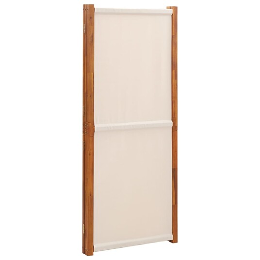 Romdeler 3 paneler kremhvit 210x180 cm 8720286946541