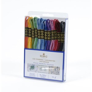 DMC Mouliné Broderingsgarn Pakke 12 Farger