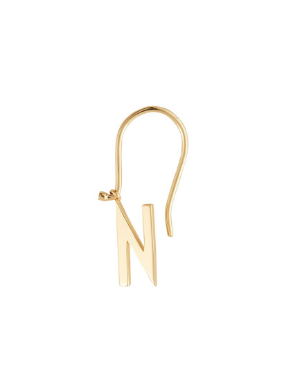 DESIGN LETTERS Initial Ear Hanger (A Z) Guld One Size 2,7