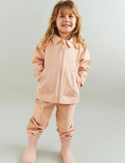 Wheat Rubber Boot Mist Pink 34